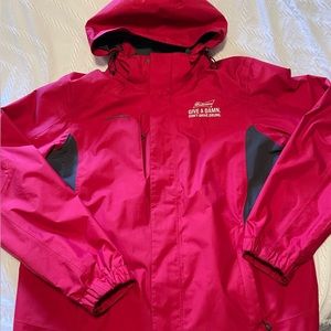 Eddie Bauer limited edition Budweiser rain jacket